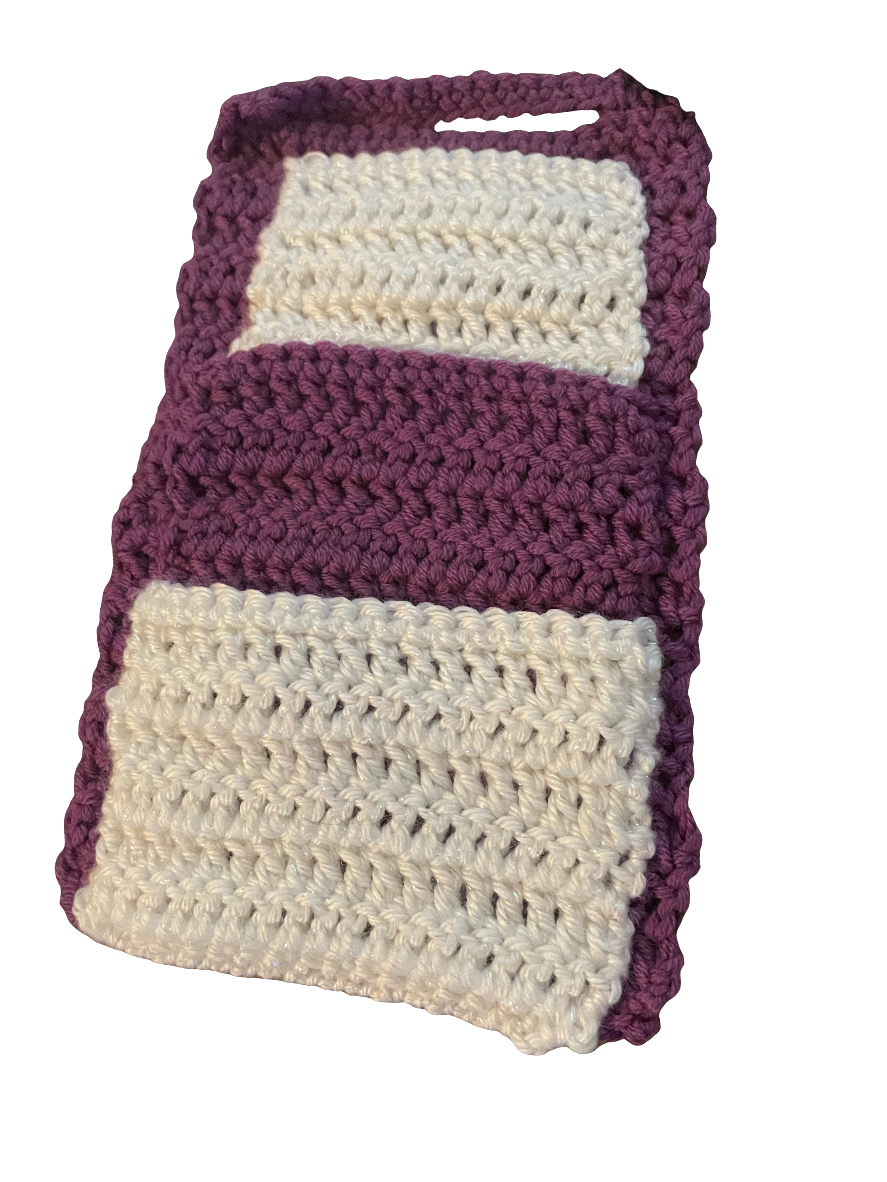 Crochet remote organizer