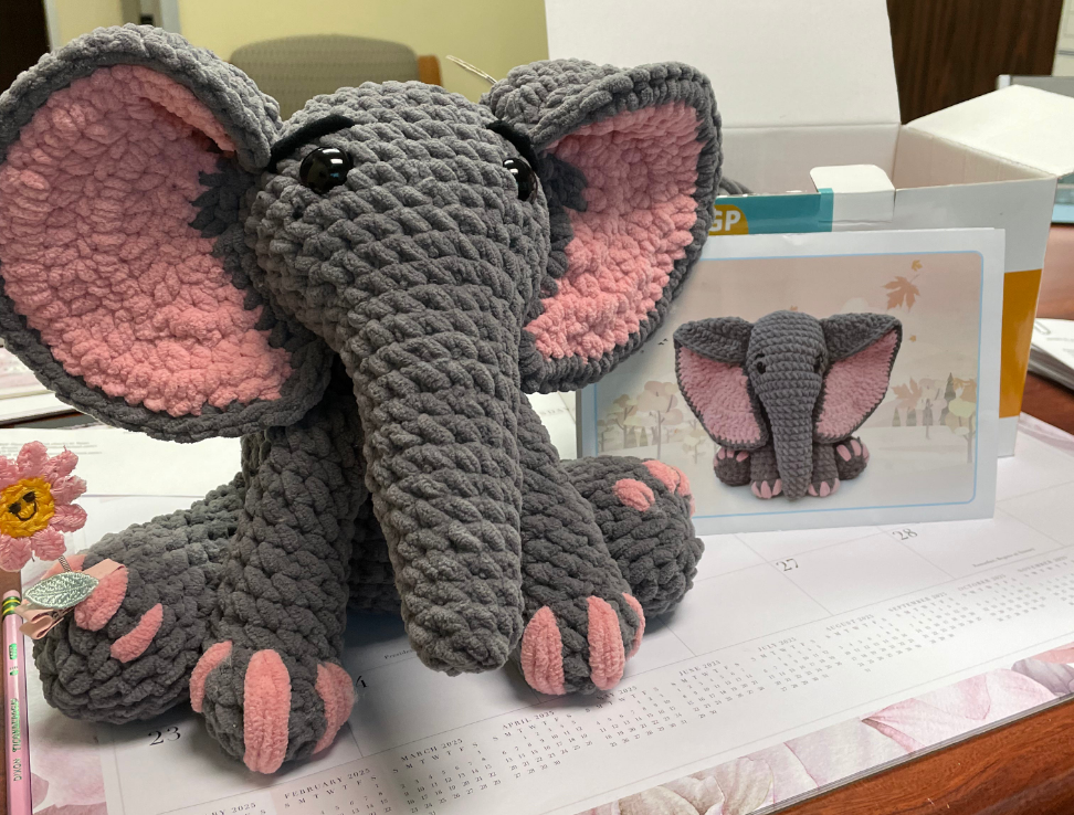 Handmade Crochet Elephant