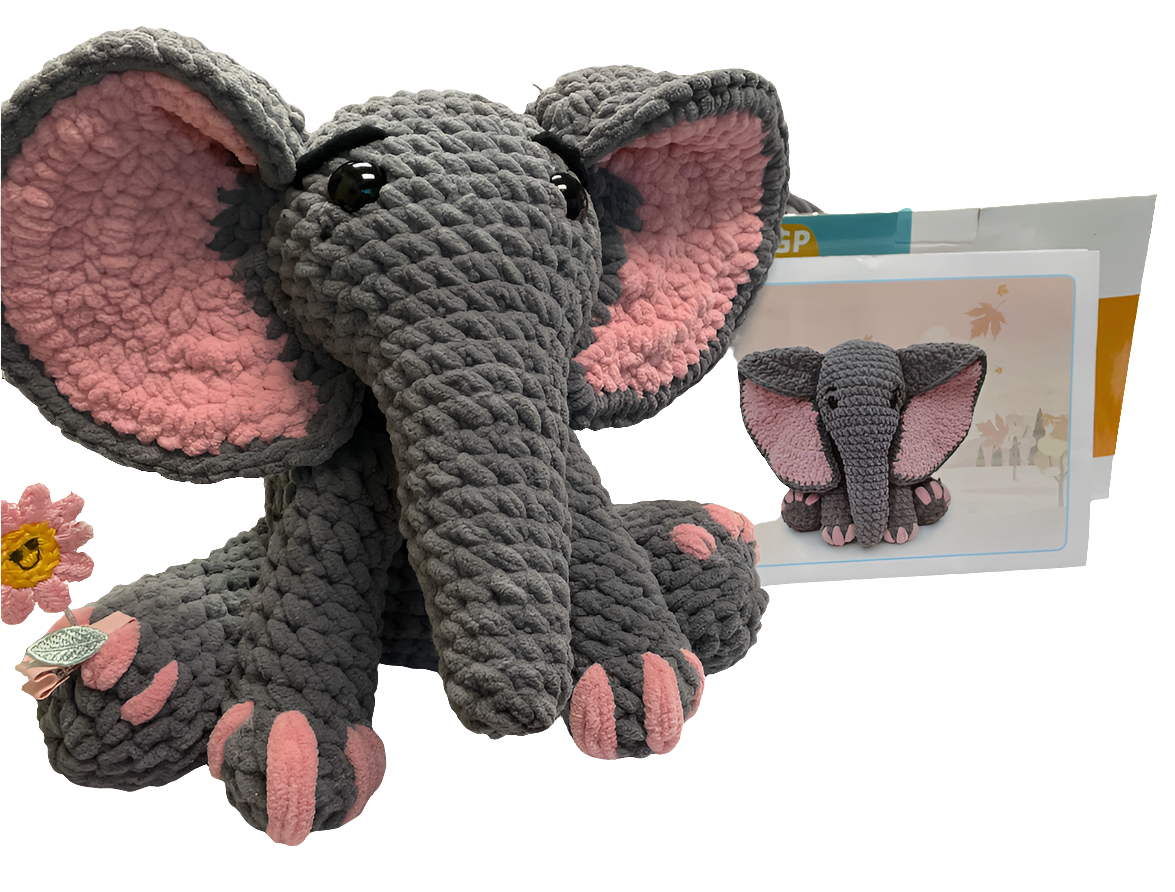 Handmade Crochet Elephant